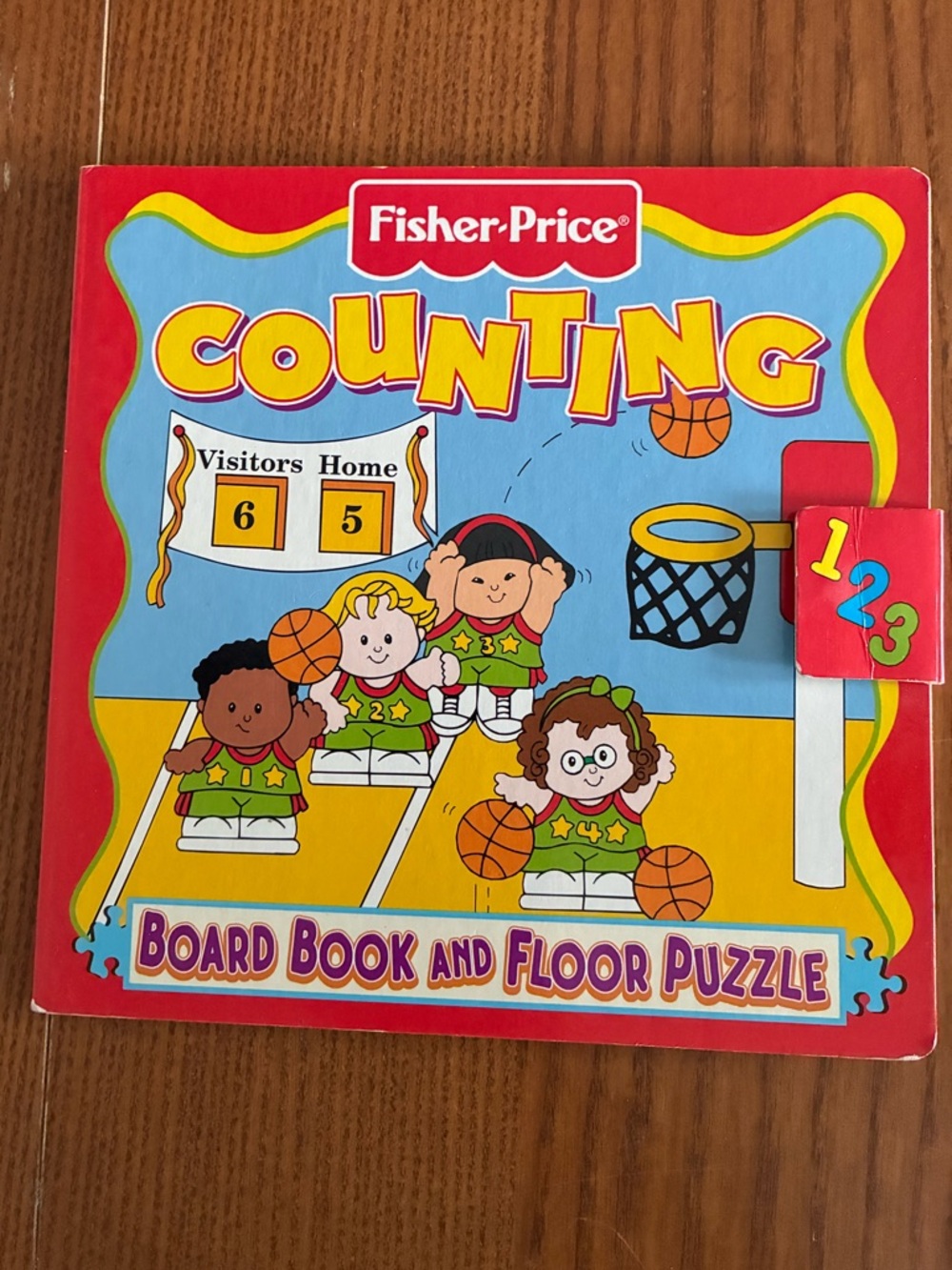Fisher-Price Red, Yellow and Blue Counting Board Book